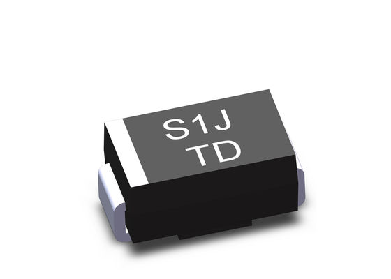 S1J SMD 다이오드 600V 1A 실리콘 표면 부착