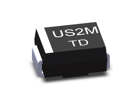 US2M 고효율 패스트 리커버리 정류 다이오드 2A 1000v Smb 다이오드 케이스는 214AA를 달성합니다