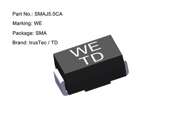 400W 스마 SMD 전압 억제 다이오드 5V 양방향성 전압 억제 다이오드 SMAJ5.0CA
